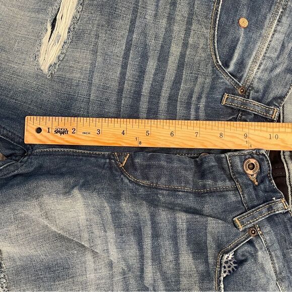 Maison Scotch L'Adorable Distressed Sky Boyfriend Jeans Indigo Women's 25 - Picture 11 of 14